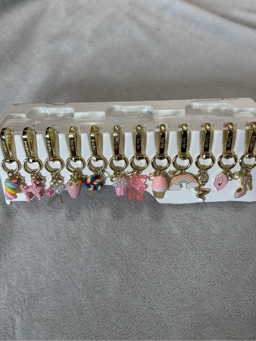 Tarte Maracuja Mystery Charms Complete Set 12ct - Rare Full Collection Charms
